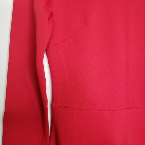 Zara| Red Skater Dress - Picture 9 of 9